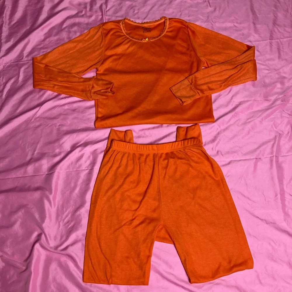 N/A orange pajamas